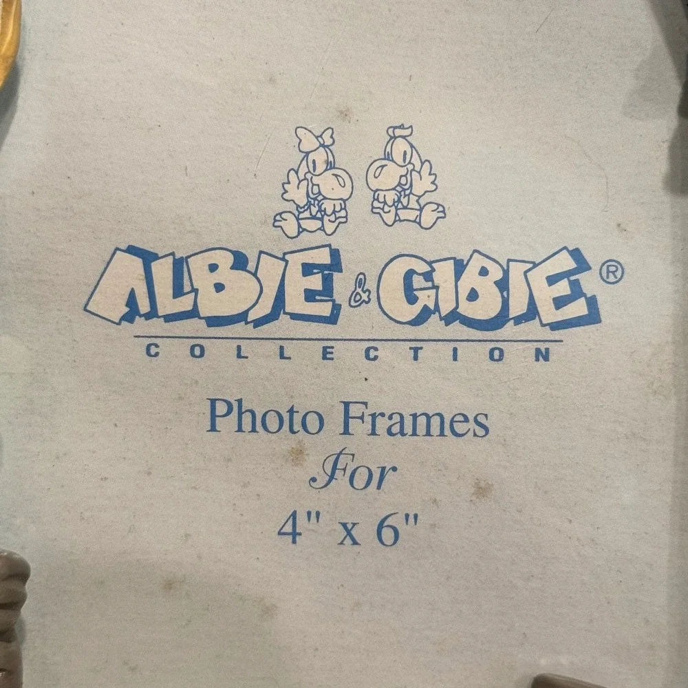 Vintage 90's Albie & Gibie The‎ Wonderful Vultures Photo Frame 4x6 – Collectible
